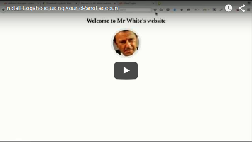 How to install Logaholic Web Analytics software on cPanel