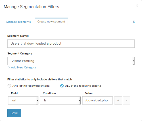 create a segment