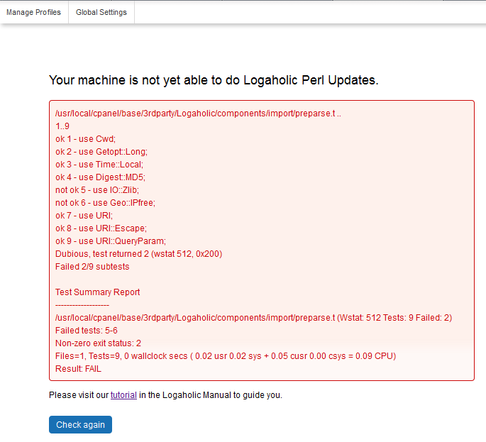 Perl Log Parser